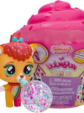 Bubiloons Confetti Party Surprise Character 8+ Accessories Ages 5 +